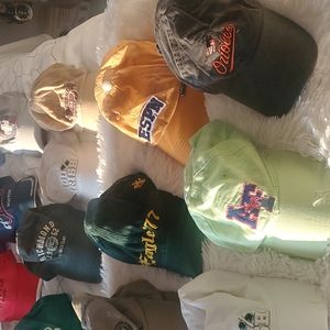 Baseball Cap Collection mostly brand new